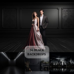 56 Black Wall Digital Backdrops Maternity Backdrop Overlays Digital Professional Studio Backdrop Fine Art Textures Photoshop Background Gift
