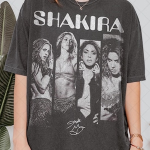 Limited Comfort Colors Shakira T-Shirt, Shakira Concert Tour Music 2025 Bootleg Fan Tee T-Shirt, Gift For Women and Man Unisex T-Shirt