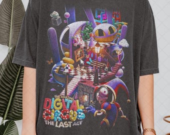 Limited Comfort Colors The Amazing Digital Circus T-Shirt, TADC Circus Theme Fan Tshirt, Gift For Women and Man Unisex T-Shirt