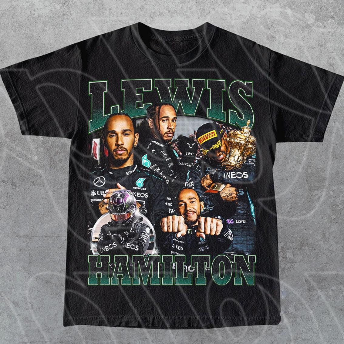 フェラーリルイスハミルトンオリジナルTシャツXLサイズ 未使用新品 ルイス・ハミルトン フェラーリ フォーミュラ 1 ヴィンテージ 90