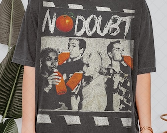 Limited Comfort Colors No Doubt Band T-Shirt, Gwen Stefani No Doubt Rock Graphic Fan, Gift For Women and Man Unisex T-Shirt