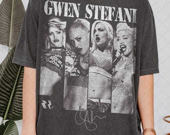 Limited Comfort Colors Gwen Stefani T-Shirt, Gwen Stefani No Doubt Bootleg Fan Tshirt, Gift For Women and Man Unisex T-Shirt