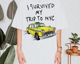 Limited Comfort Colors I Survived my Trip to NYC T-Shirt, Spider-Man Shirt, Tom Holland Fan Graphic Tshirt, Gift For Women and Man Unisex