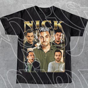Limited Nick Miller Vintage T-Shirt, Gift For Women and Man Unisex T-Shirt