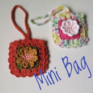 Monedero de crochet, Monedero lindo, Monedero para niña, Mini bolso de mano, Monedero de pulsera, Bolso de crochet, Accesorio para auriculares, Bolso de flores de crochet, Pochette