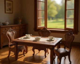 Dollhouse Dining Table Set