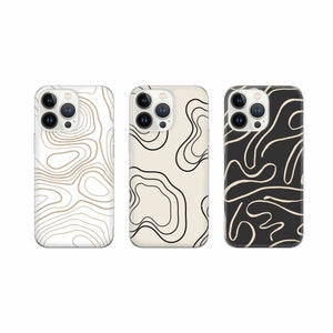 Groovy Phone Case Pattern Cover for iPhone 16 15 14 13 12 Pro Xs Samsung S24 S23 S22 FE A25 A15 Pixel 9 8A 7