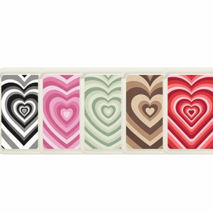 Heart Magsafe-portemonnee, magnetische leren liefdeskaarthouder voor iPhone 15, iPhone 14, iPhone 13 SE Pro Max Plus