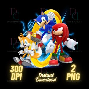 Sonic The Hedgehog PNG, Sonic PNG, camiseta de Sonic, alta calidad, Cricut, archivo imprimible, adorno para tarta, imagen transparente, archivo digital, descarga instantánea