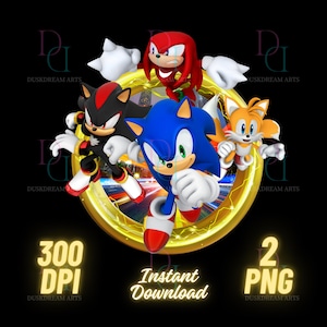 Sonic The Hedgehog PNG, Sonic 3 PNG, Sonic Shirt, High Quality, Cricut, Printable file,Cake Topper,Transparent,digital file,instant download