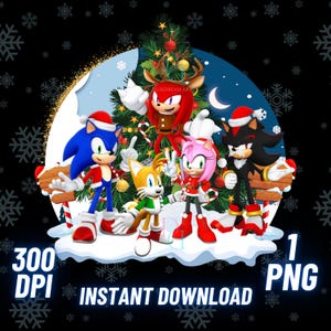 Sonic The Hedgehog Weihnachten Ferien Jahreszeiten Grüße PNG Clipart Tails Png Tumbler wrap Bild Download Druckbare Shirt Digitale Dekorationen