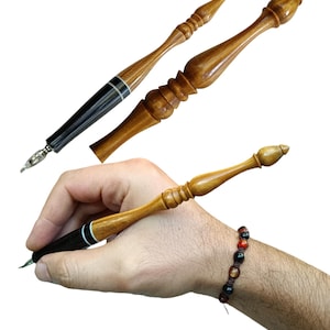 Calligraphy pen wood blackwood art gift pencıl artist kaligrafi calligraphie