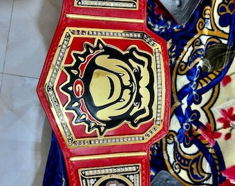 GEORGIA BULLDOGS 2022 national championship belt, 4mm zinc, real leather strap, ADULT size