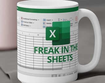 Freak in the sheets mug (11oz\15oz\20oz), funny mugs, mug, coffee cup, funny gifts, gift for her, gift for him, excel gift, birthday gift