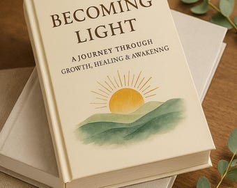 Becoming Light Poetry Book PDF • Spiritual Healing Poems • Inspirational Poetry Digital Download • Self Growth & Mindfulness Book • Printabl