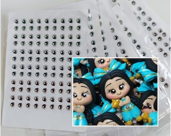 Sticker Resin Eyes, Resin Sticker Eyes, Adhesive Eyes