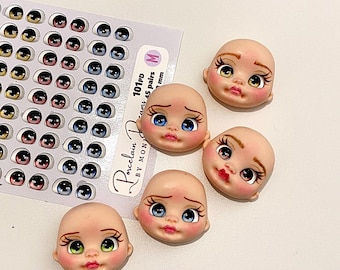 Sticker Resin Eyes, Resin Adhesive Eyes, Adhesive Eyes