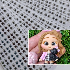 Sticker Resin Eyes, Resin Sticker Eyes, Adhesive Eyes
