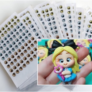 Sticker hars ogen, hars sticker ogen, zelfklevende ogen