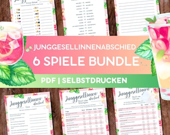 Hen Party Games Bundle for Download | 6 Hen Party Games | Hen Party Activities | Digital Download | Hen Party Games