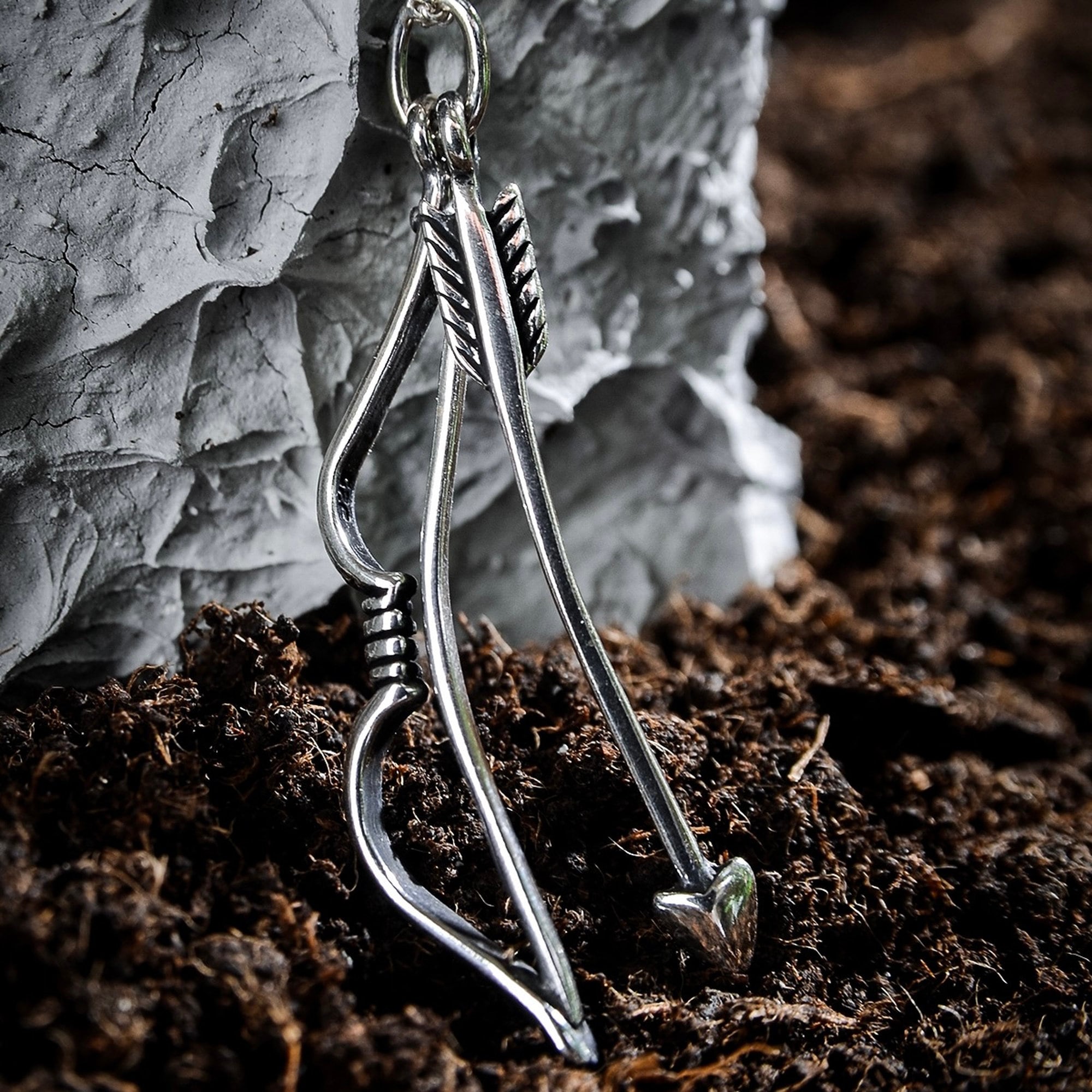 Buy Silver Bow and Arrow Online In India - Etsy India, image size:2000x2000