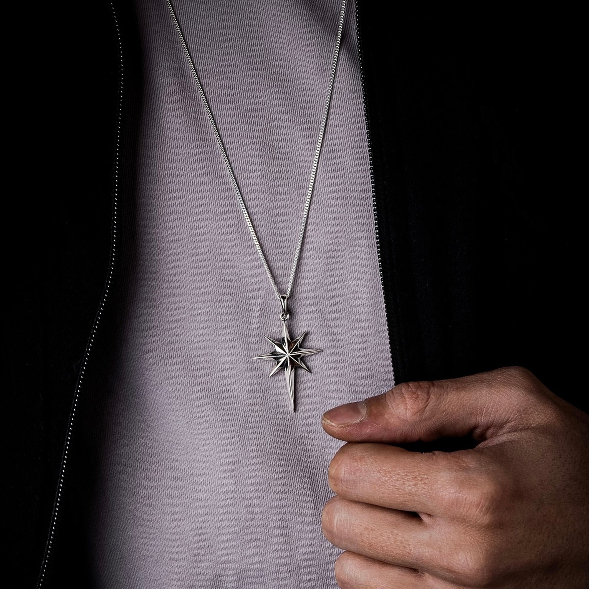 ■ENGBROX■ silver925 nacre star necklace EBNL25015SV Amazon.com: Sterling Silver Star Necklace, Zircon Star