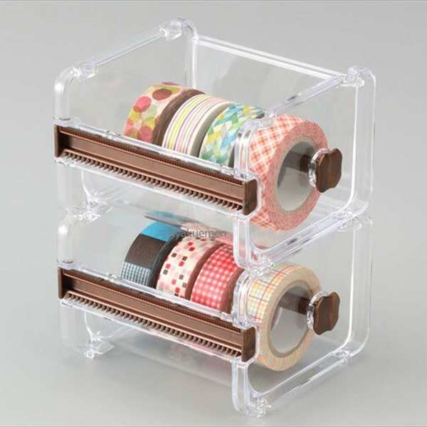 Stackable Masking Tape Cutter Washi Tape Cutter - Organize your favorite washi tapes!