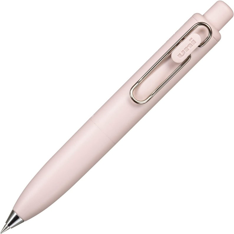 Uni-ball One P Gel Pen with 0.38mm Black Refill Peach