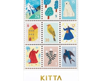 Collection spéciale KITTA Ruban adhésif décoratif Washi Autocollants Washi