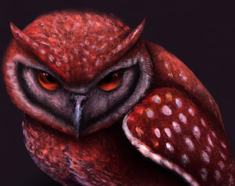 Djur digital konst - Canva Art AI. 5 Canva-skapade djurbilder.