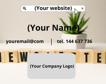 Visitkort - Specialtillverkat i Canva