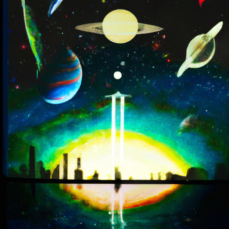 Orealistisk digital konst - 5 Canva Digital Art AI bild 2