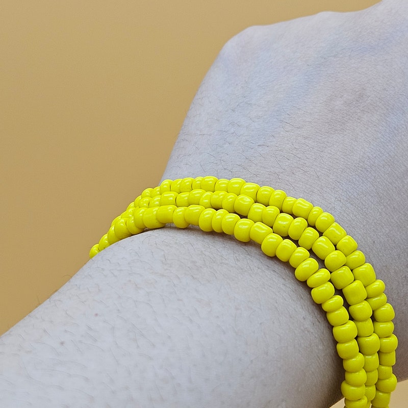Yellow Bracelet - Etsy