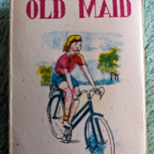 Vintage Old Maid mini card game