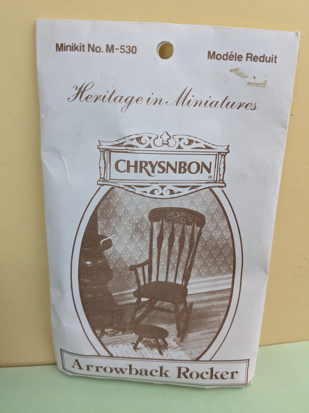 Chrysnbon MINIKIT 530 Heritage Miniatures Arrowback Rocker