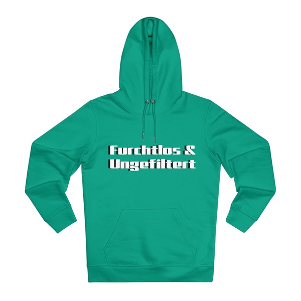 Furchtloser & Ungefilterter Heller Hoodie, Inspiriert von Gen Z und Gen Alpha, Heller Kapuzenpullover in Leuchtendem