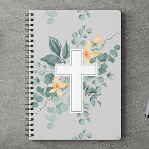 Bible Wirobound Softcover Notebook, A5, Christian Notebook and Gift