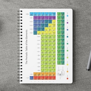 Chemistry Notebook, Chemist Journal for Writing, A5 Diary, Chemist Planner, Softcover Notepad, Chemistry Student Gifts