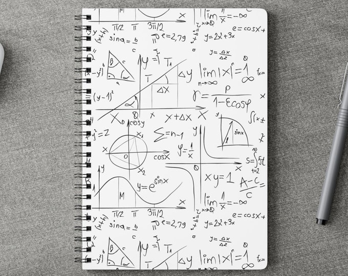 Math Equations A5 Notebook: Stylish Student Gift