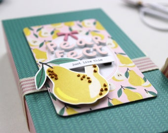 Pear-fect mini album - tutorial PDF