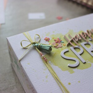 Happy spring tutorial PDF scrapbooking immagine 3