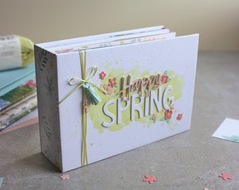 Joyeux printemps - Tutoriel scrapbooking PDF