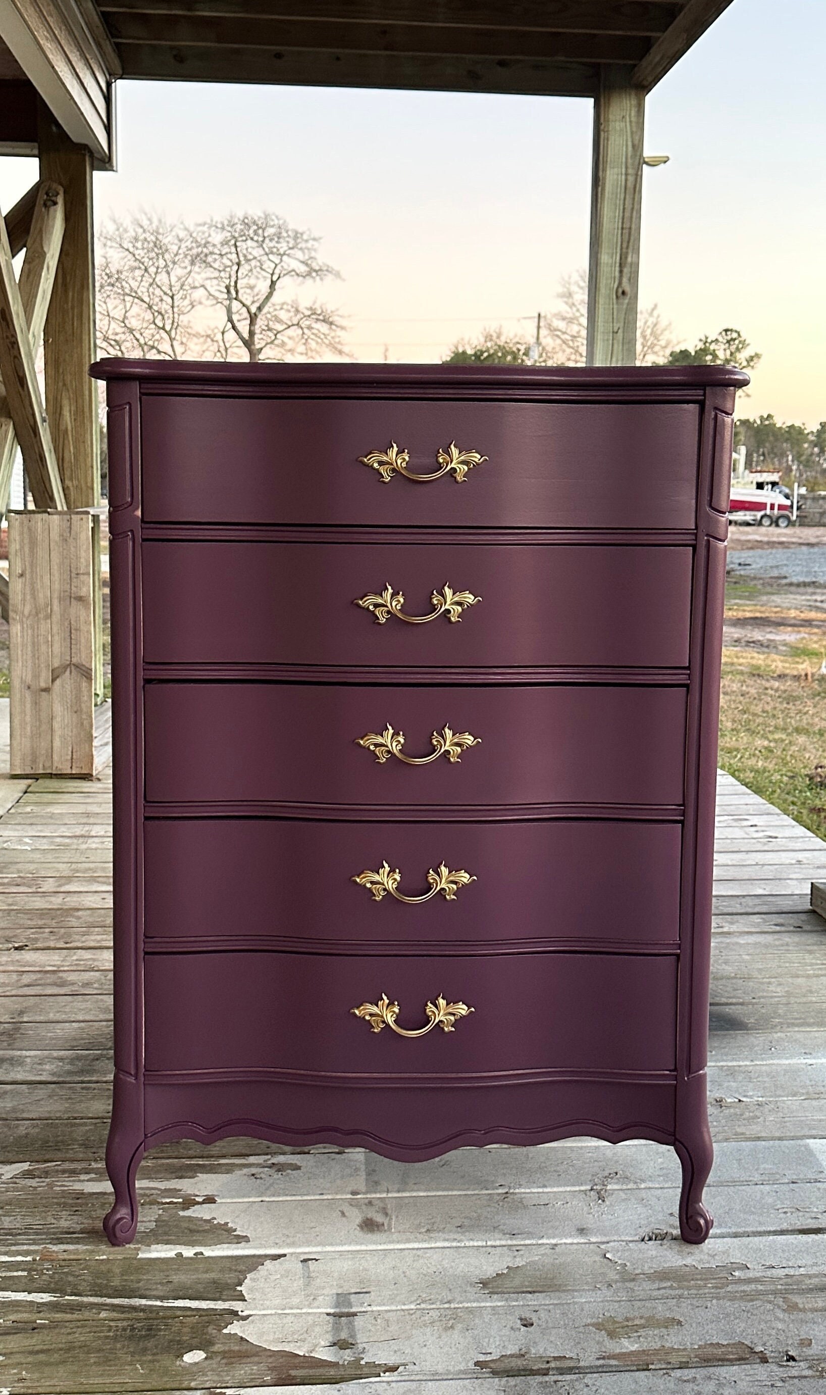 French Provincial Dresser Etsy UK