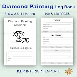 Diamant schilderij logboek | KDP-INTERIEUR