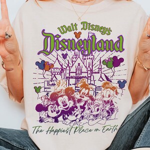 Comfort Colors Vintage Disneyland Shirt, Retro Disney Castle Shirt, Happiest Place On Earth Shirt, Mickey Mouse Park Shirt,Magic Kingdom Tee