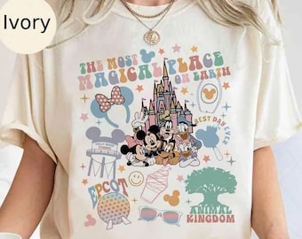 Disney Trip 2025 Shirt, The Most Magical Place On Earth Shirt, Mickey and Friends Shirt, Magic Kingdom Shirt, Disneyland Vacation Shirt