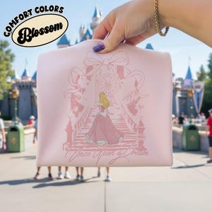 Once Upon A Dream Shirt, Vintage Disney Sleeping Beauty T-Shirt, Princess Aurora Coquette Tee, Pink Disney Princess Shirt, Disney Trip Shirt Blossom-Comfort