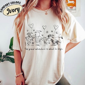 The Grand Adventure Is About To Begin Tee, Pooh & Friends Senior Shirt, Winnie the Pooh Graduation Shirt, Disney Senior 2026 Sweater