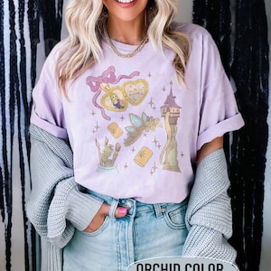 Comfort Color Vintage Disney Tangled Rapunzel Shirt,Disney Princess Rapunzel Shirt,Lost Princess Tee, Coquette Disney Princess,Magic Kingdom