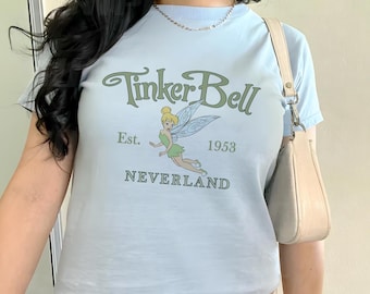 Comfort Colors Disney Tinkerbell Shirt, Disney Tinkerbell Baby Tee, Tinkerbell 1953 Neverland Shirt, Disney Princess, Disney Girls Trip